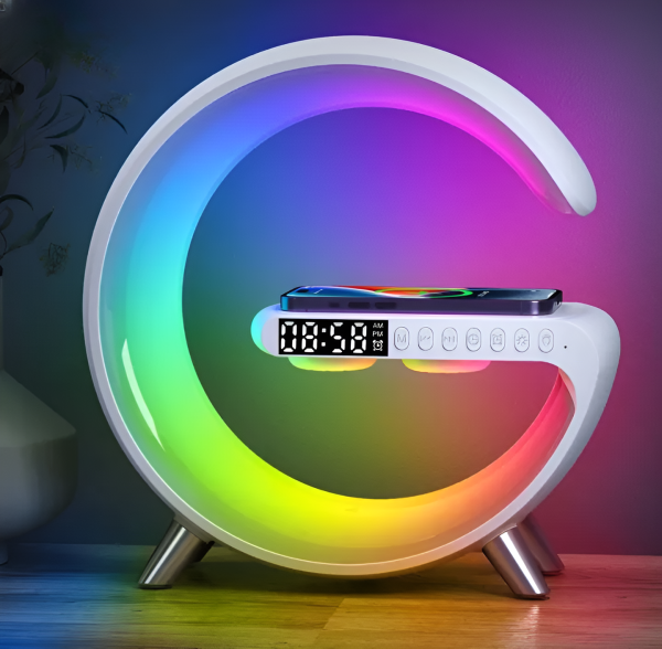 G63 – G Lamp Multi-functional Led Clock Display Speaker