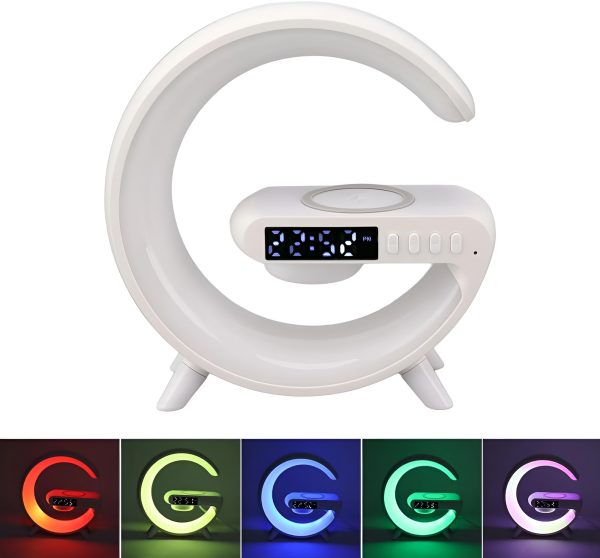 G63 – G Lamp Multi-functional Led Clock Display Speaker