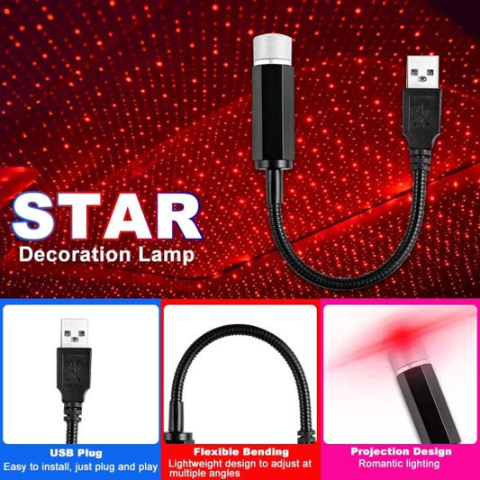 Led Galaxy Star Light | Starry Laser Projector Night Light For Home & Car Roof Decoration